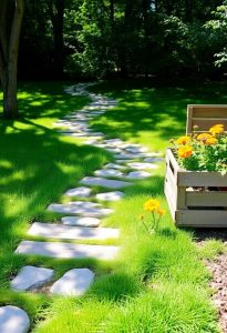 affordable diy garden paths