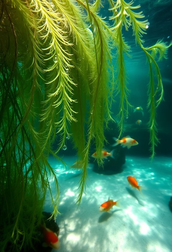 aquatic plant species hornwort