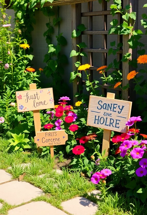 artisan garden marker decor