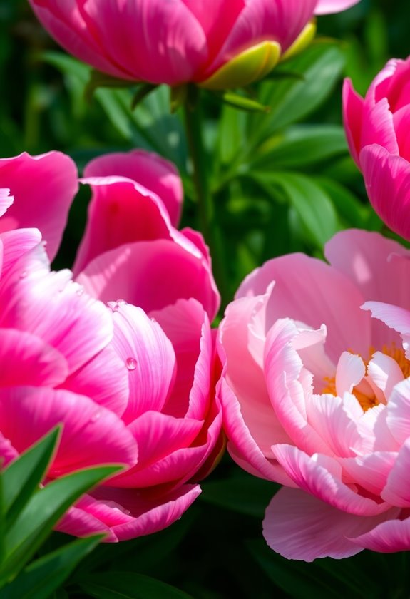 beautiful blooming flower variety