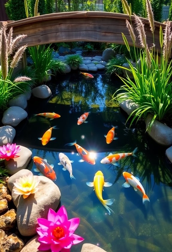 building koi pond ecosystems