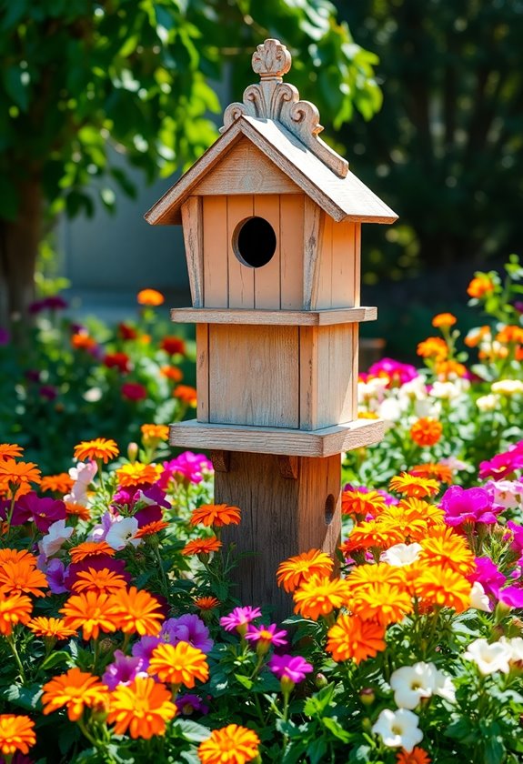 charming rustic birdhouses collection