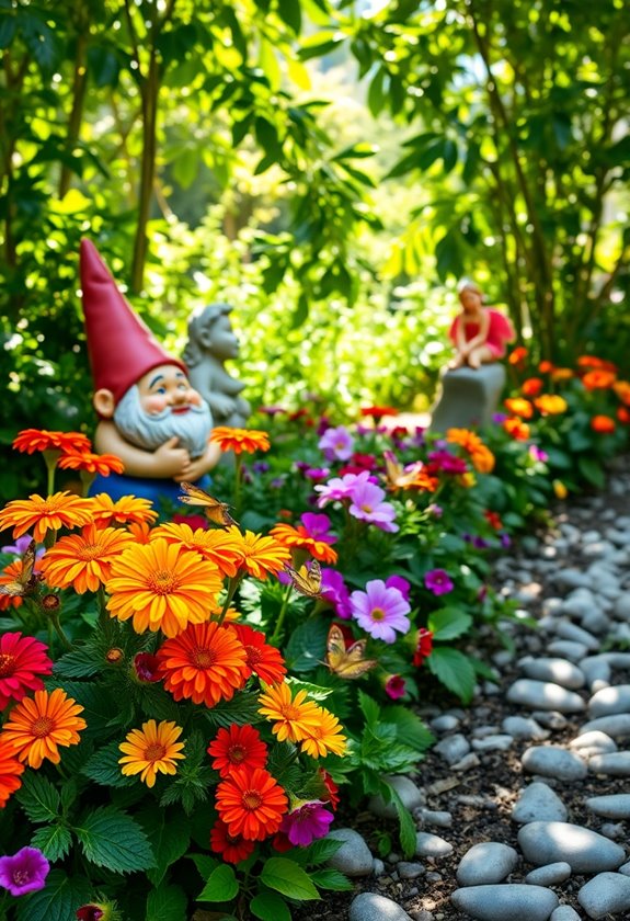 charming sculptures for gardens
