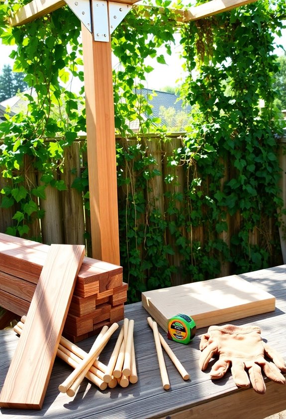 choosing garden arbor materials