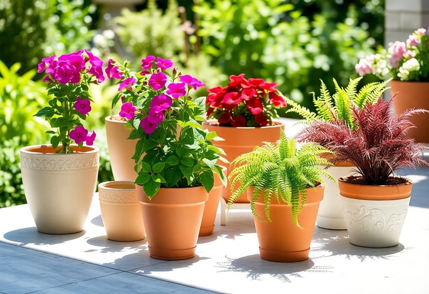 choosing the right flower pots