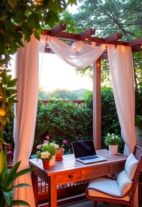 create a cozy workspace