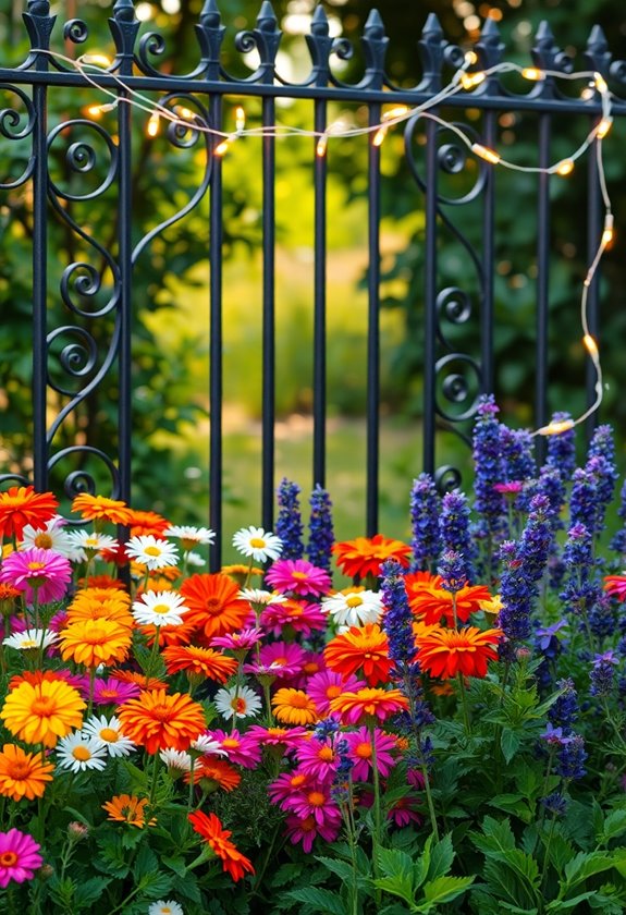 creative outdoor boundary design