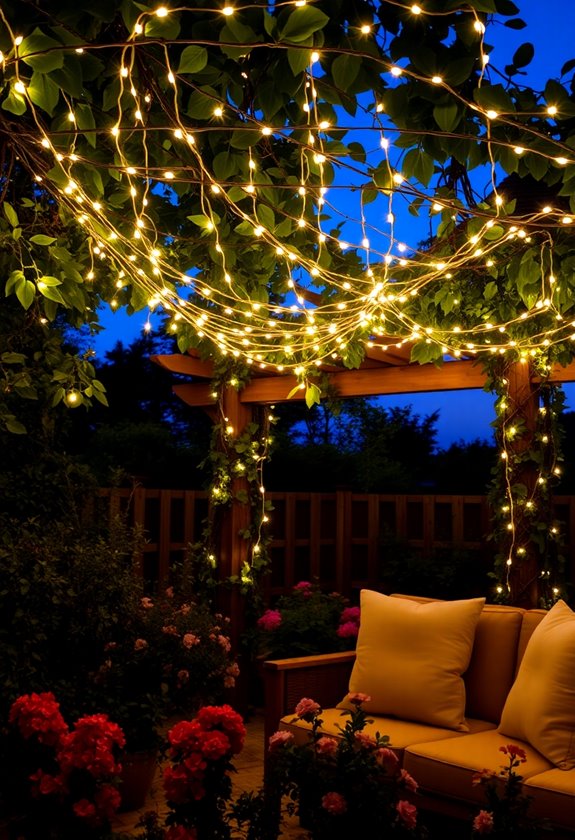 decorative illuminated string lights