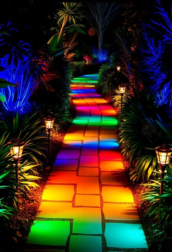 dynamic color changing illumination