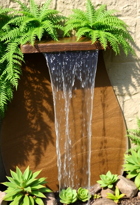 elegant indoor water feature