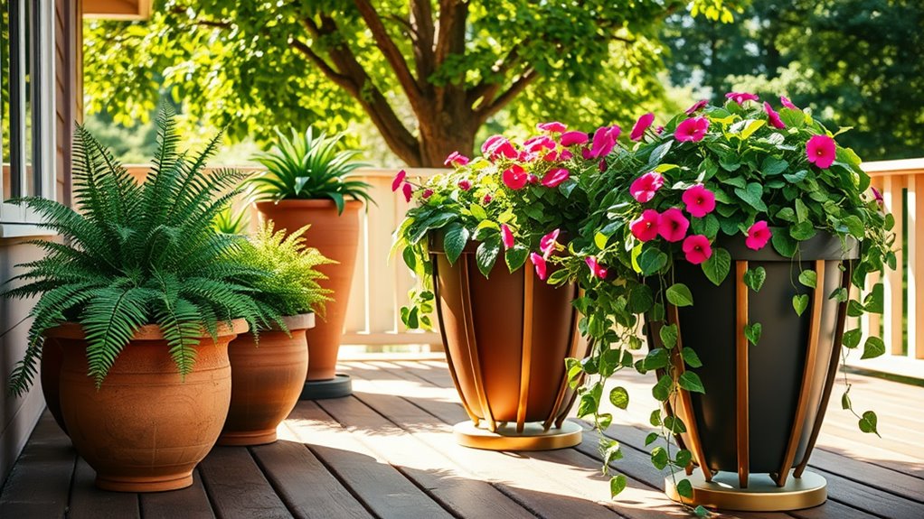 elevate outdoor space planters