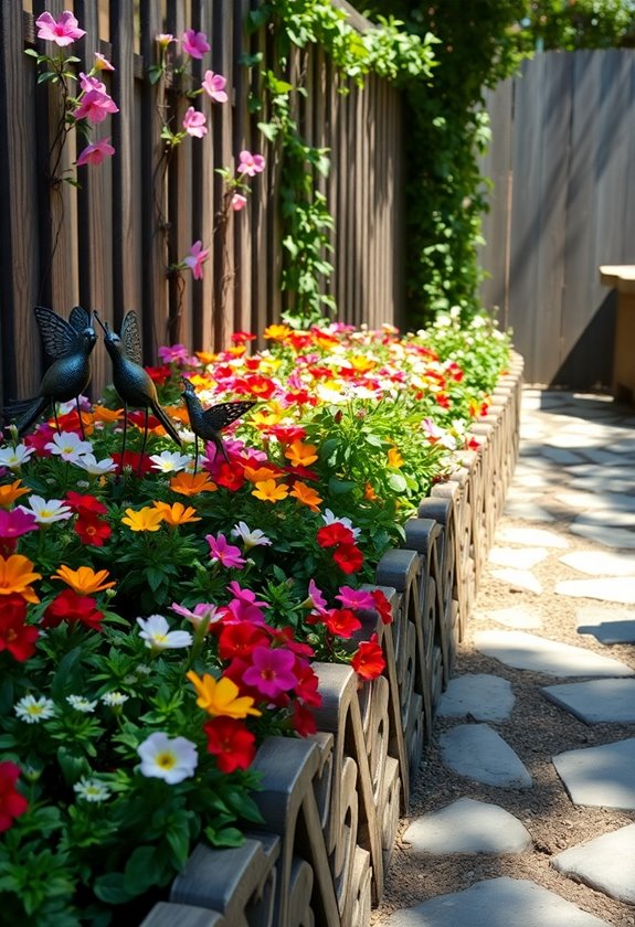 embellish with decorative borders