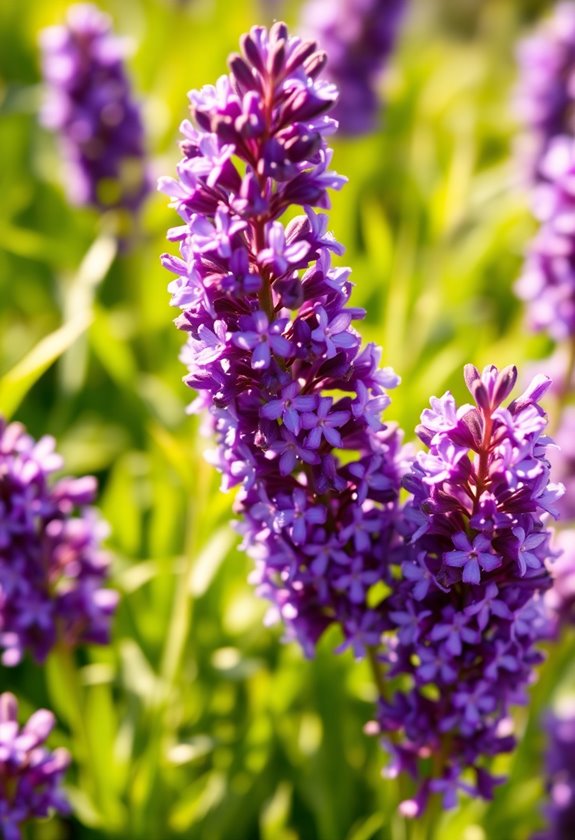 fragrant purple flowering herb