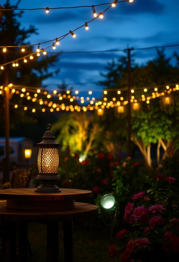 garden ambiance lighting ideas