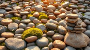 garden stones for aesthetics