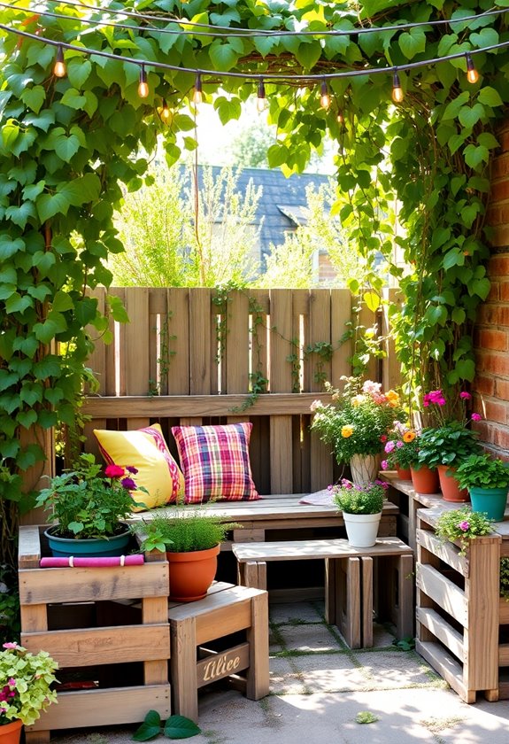 handcrafted wooden pallet furniture