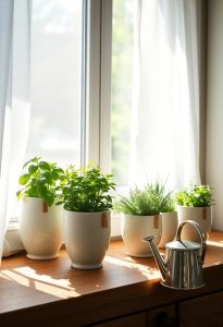 indoor herb growing containers