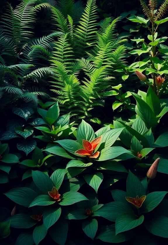 lush garden foliage selections