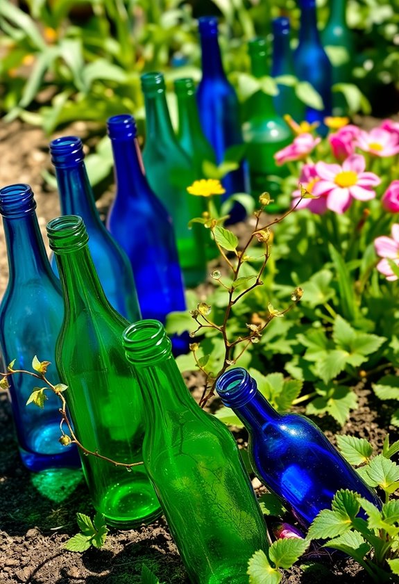 repurposed eco friendly glass bottles