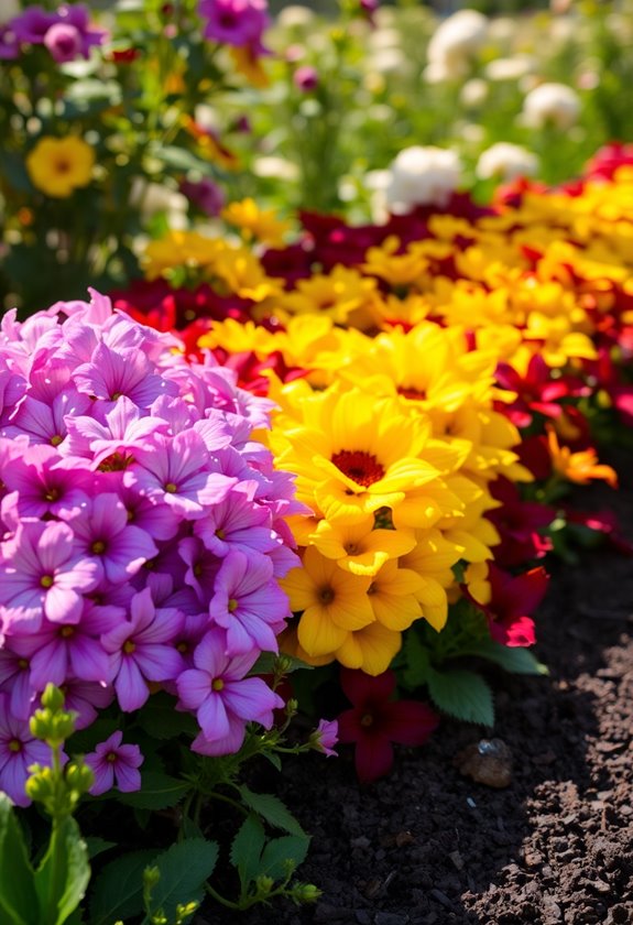 seasonal flower bed planning
