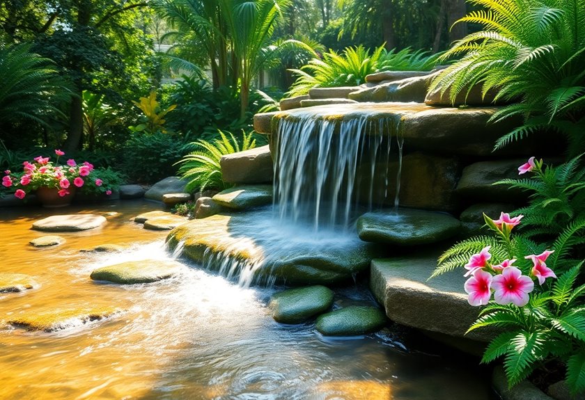 selecting ideal garden waterfalls