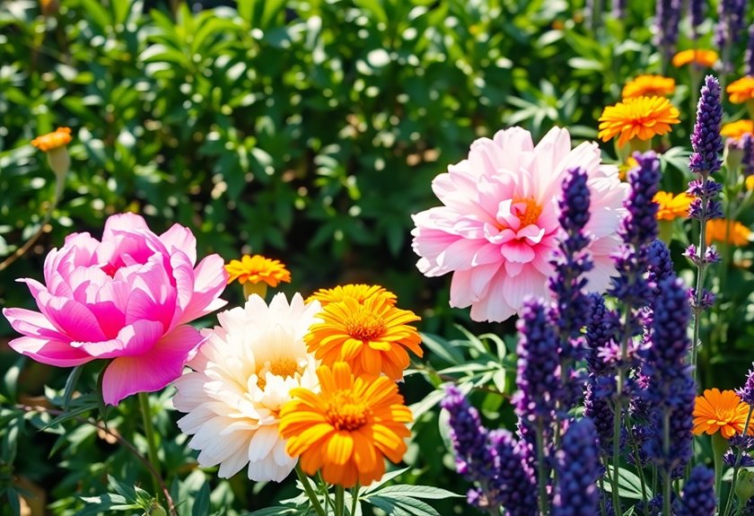 selecting suitable garden blooms