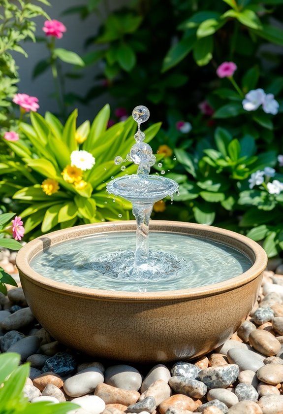 self contained water feature