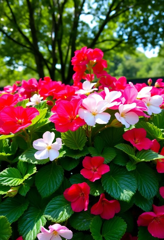 shade loving flowering plants