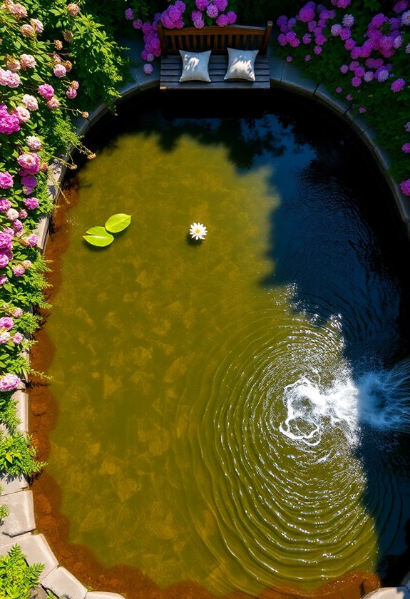 stylish elevated garden ponds
