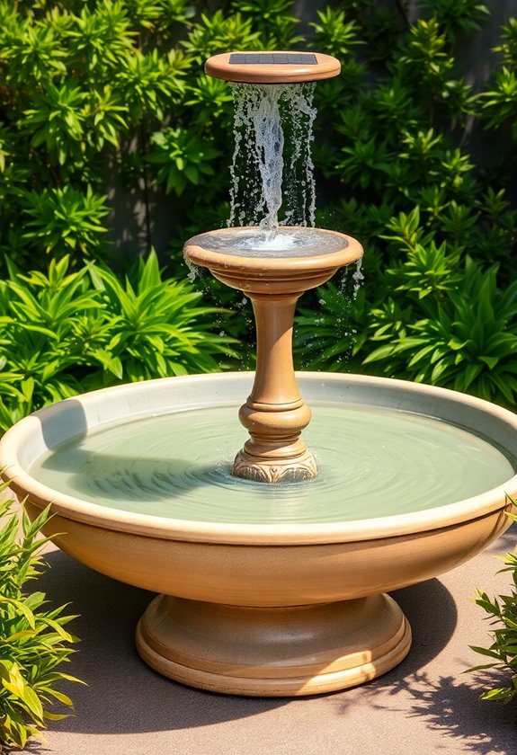 sustainable calming water feature