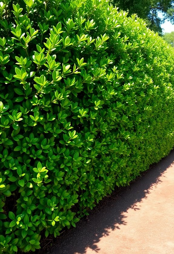 thick growth traditional hedge