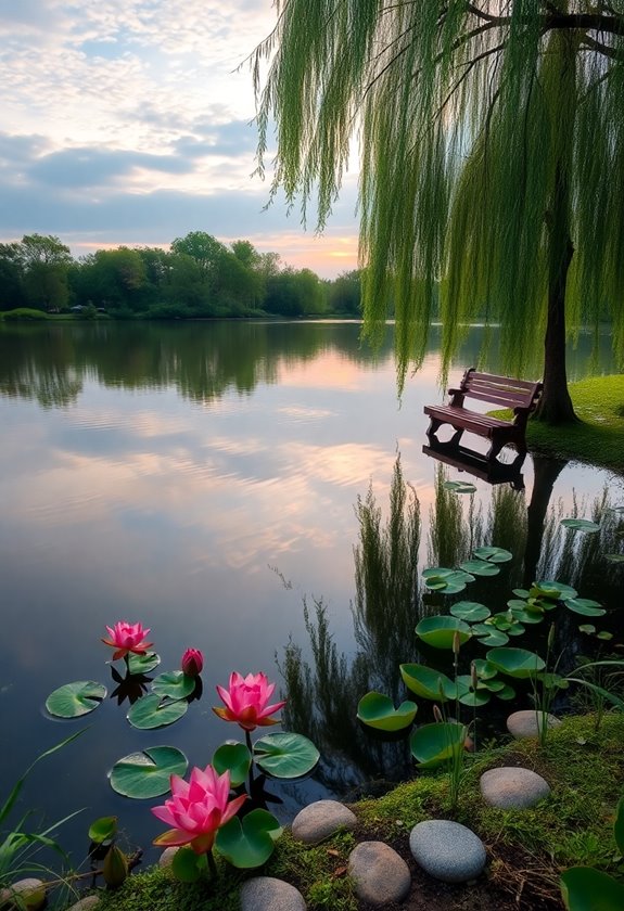 tranquil water for contemplation