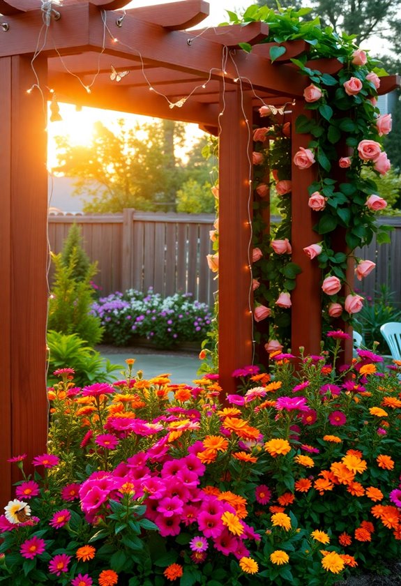 trellis or arbor installation