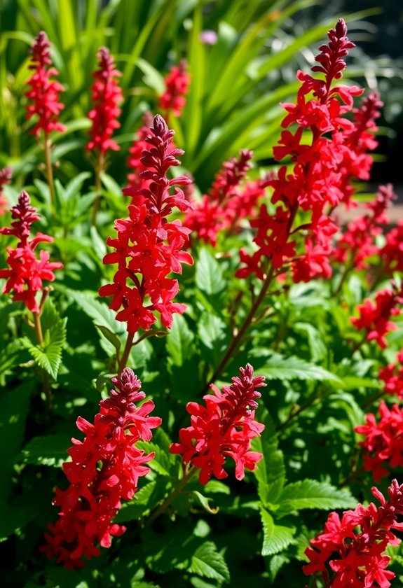 tropical herb with aromatic leaves