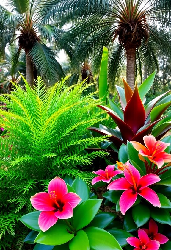 tropical plants in temperate zones