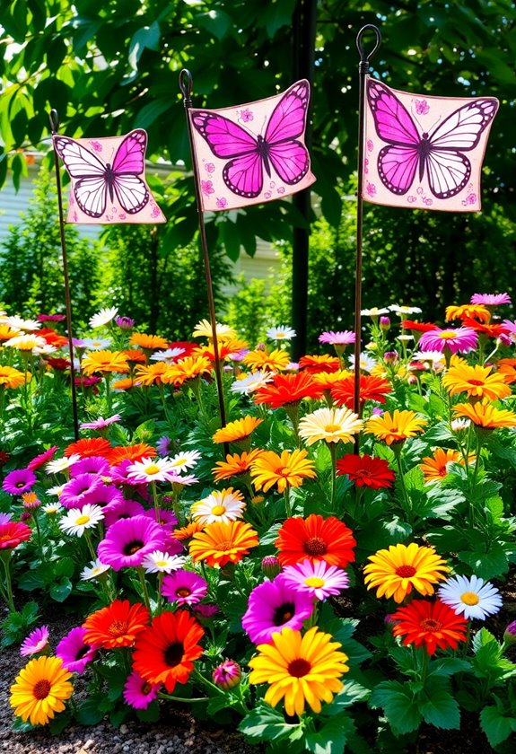 vibrant decorative outdoor banners