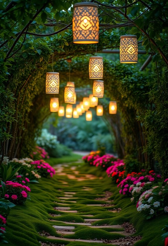whimsical hanging lantern decorations