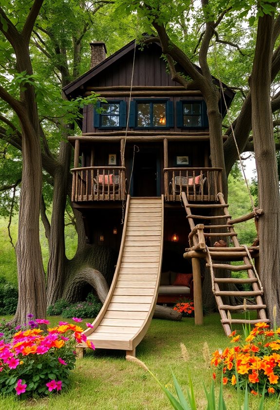 adventure filled treehouse retreat