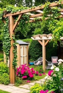 affordable diy garden structures
