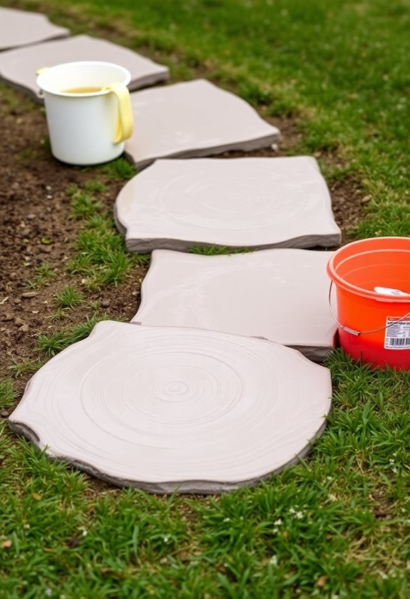 allow stones to cure