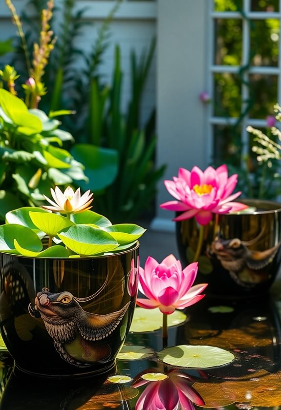 aquatic plant container diversity