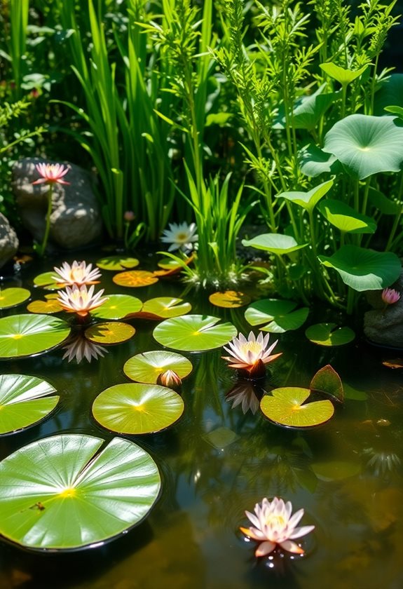 aquatic plants enhance tranquility
