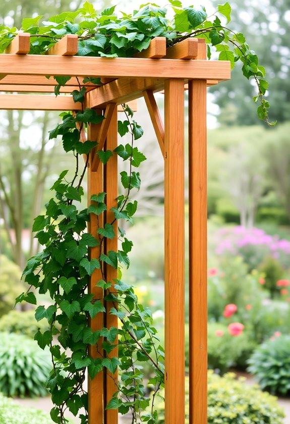 assemble the trellis frame