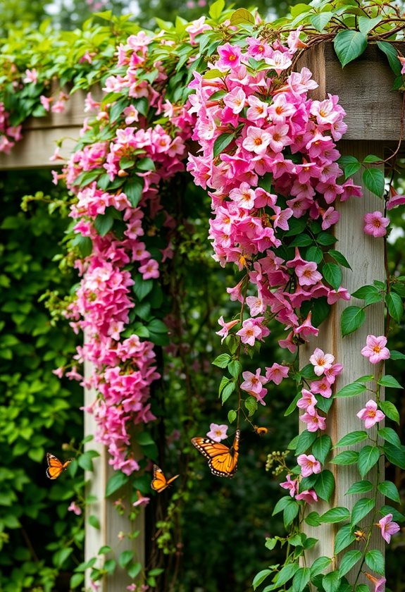 attract pollinators with honeysuckle