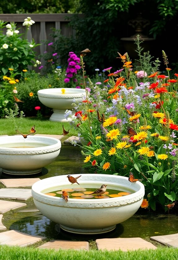 attract wildlife with water