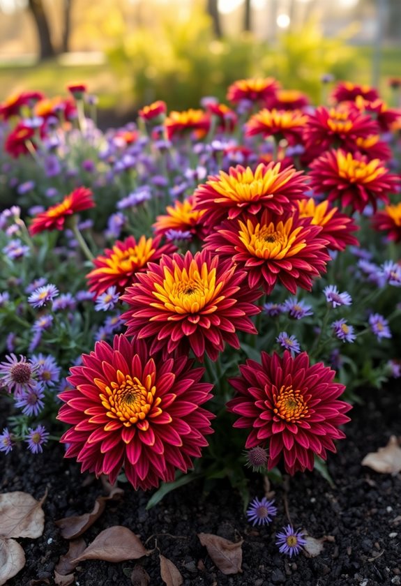 autumn garden floral beauty