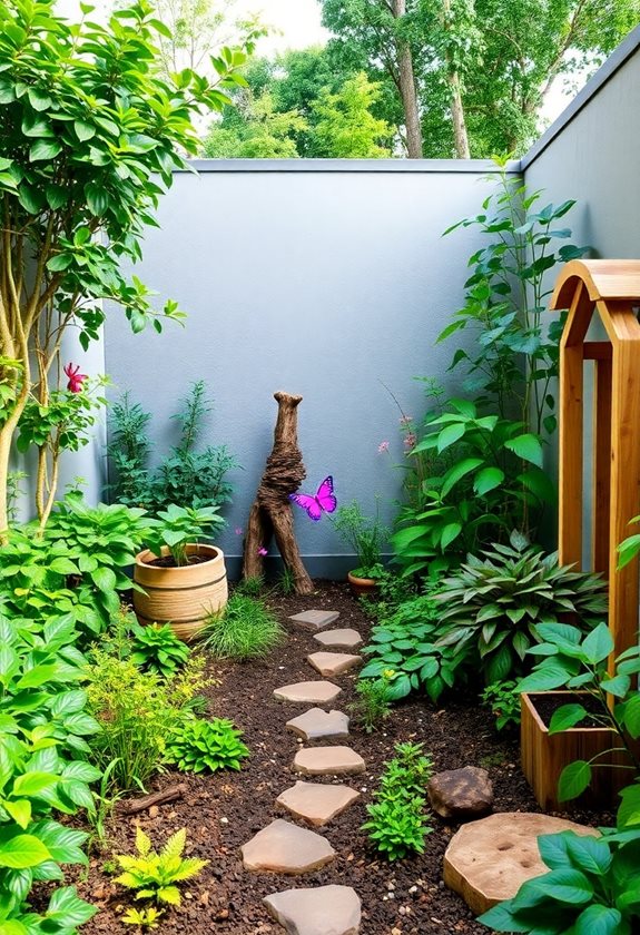 backyard nature exploration zone