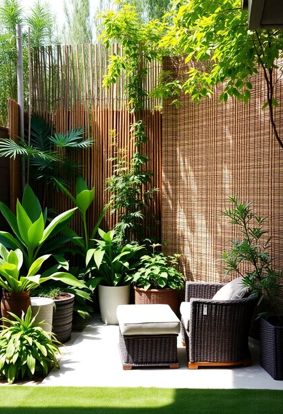 bamboo privacy screen benefits