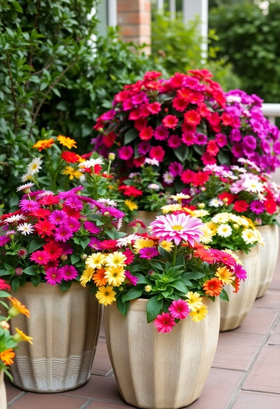 beautiful container garden plants