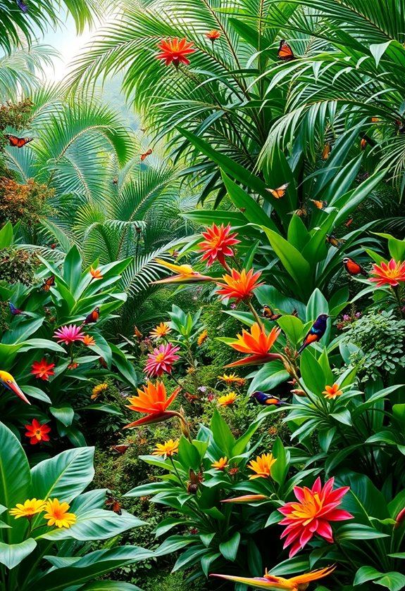 biodiversity in tropical gardens
